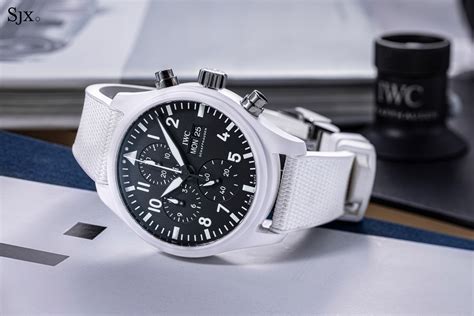 iwc white ceramic top gun.